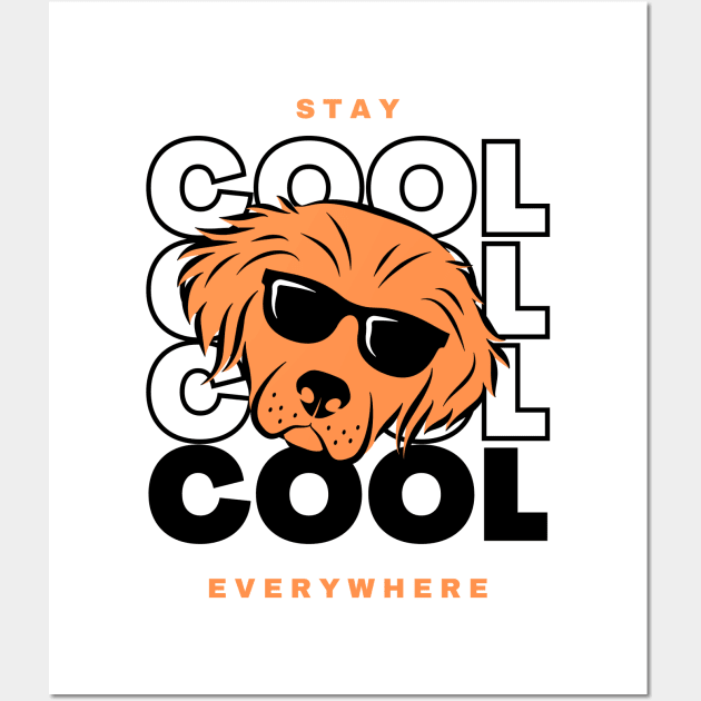 Cool Dog Wall Art by attire zone